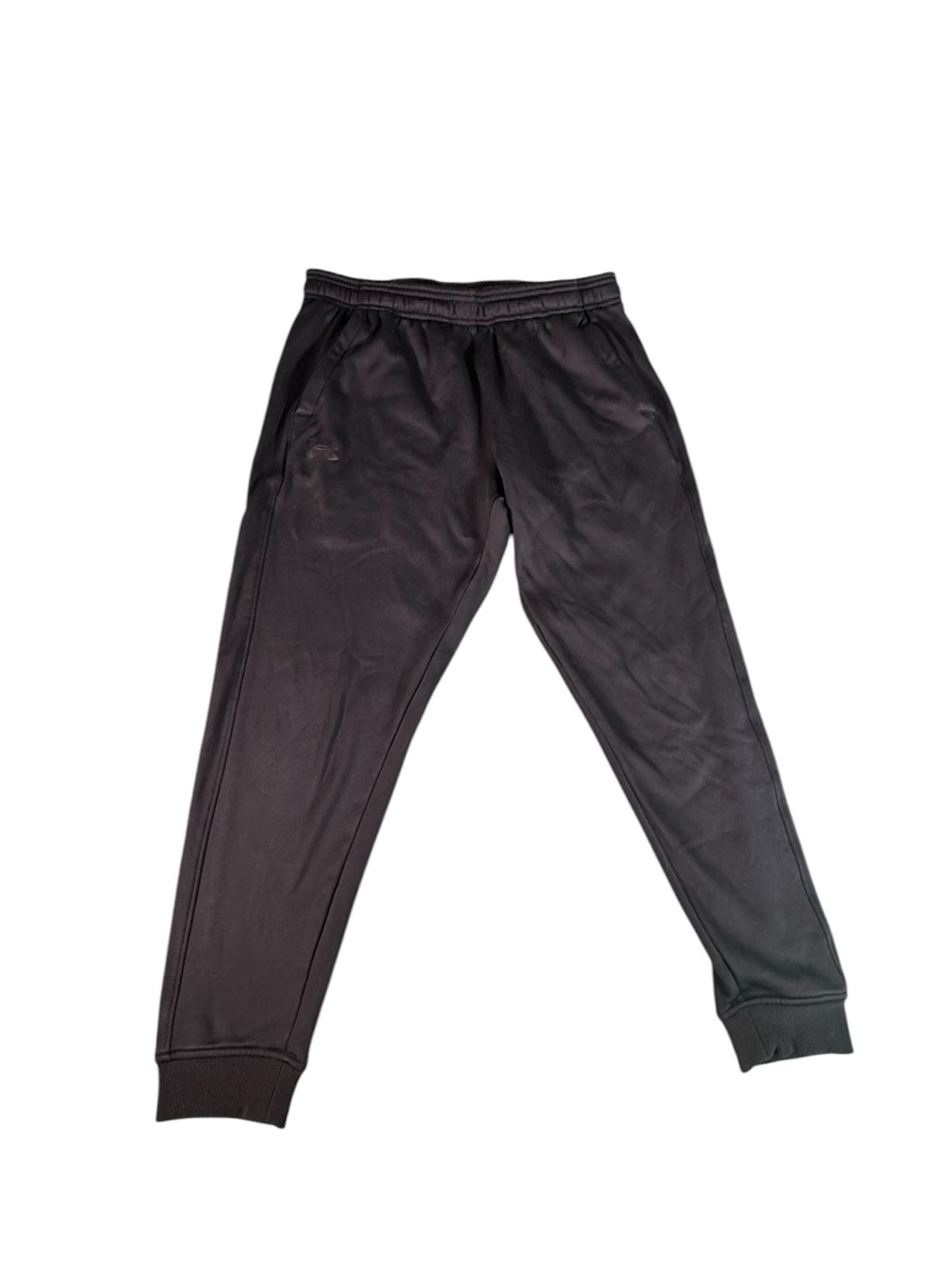 Under Armour ColdGear Fleece Jogger Pants Men's Large Black Athletic Sweatpants